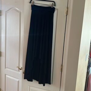 Michael Kors Black Hi-Low Skirt size XS